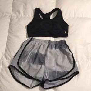 Nike Tempo Shorts- Gray Multi